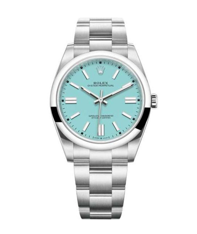 Rolex Oyster Perpetual 41mm, Turquoise