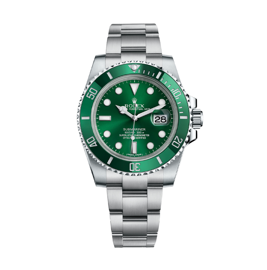 Rolex Submariner Date, Green Dial, Green Bezel (Hulk)