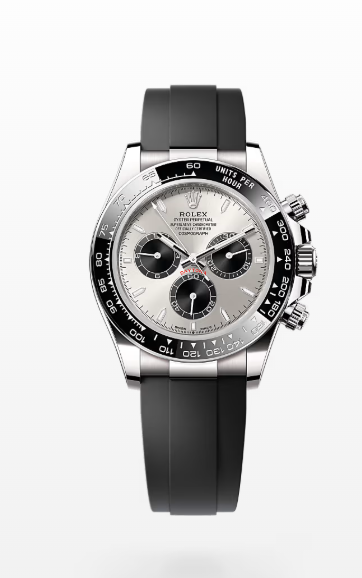 Rolex Cosmograph Daytona, White Gold, Steel Dial (Ghost)