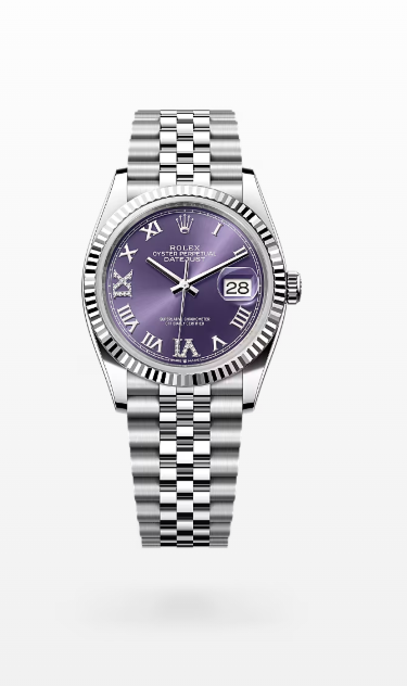 Rolex Datejust 36mm, Aubergine Dial