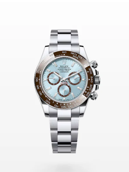 Rolex Cosmograph Daytona, Platinum, Baguette Dial