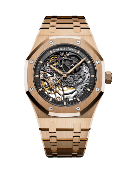 Audemars Piguet Royal Oak, Rose Gold, Skeleton Dial