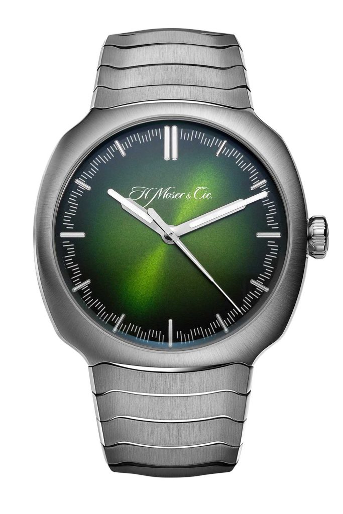 H. Moser & Cie Streamliner Centre Seconds New Matrix Green 40mm