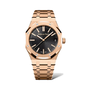 Audemars Piguet Audemars Piguet, Royal Oak, Rose Gold, Black Dial