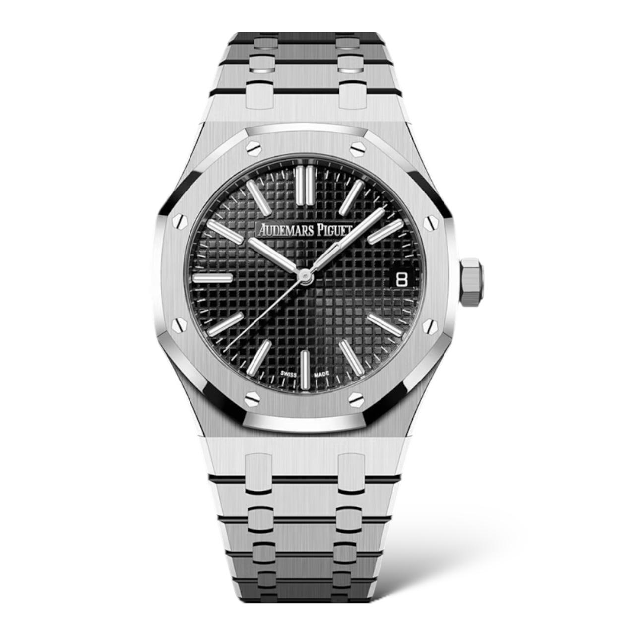 Audemars Piguet Royal Oak, Black Dial, 15400ST