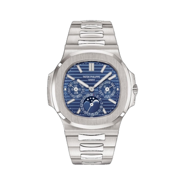 Patek Philippe Nautilus, Perpetual Calendar, Sunburst Blue 5740/1G