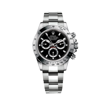 Rolex Cosmograph Daytona, Steel, Black