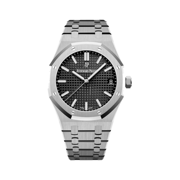 Audemars Piguet Royal Oak, Steel, Black Dial, 41mm,