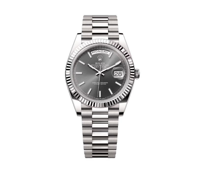 Rolex Day-Date White Gold, Slate
