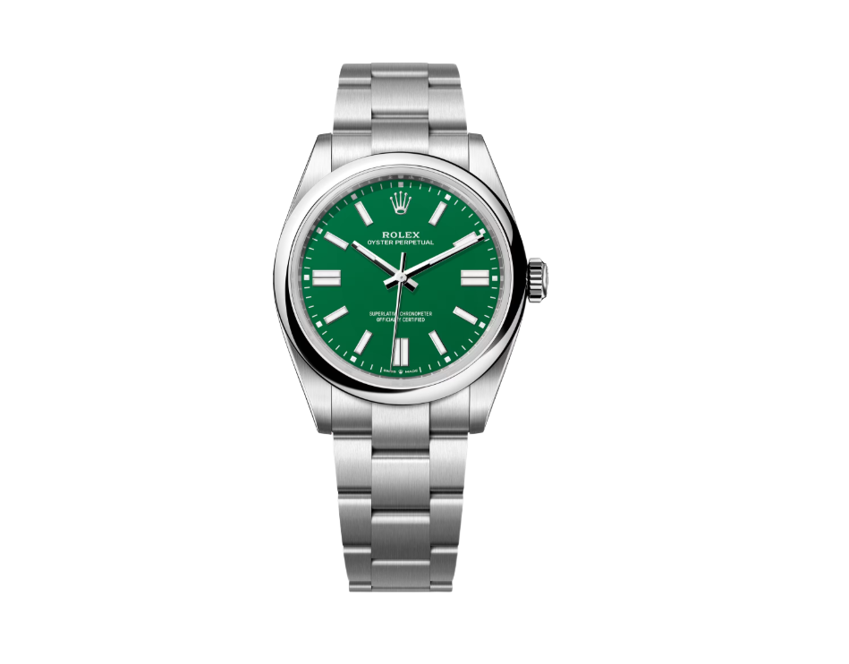 Rolex Oyster Perpetual, 41mm Green