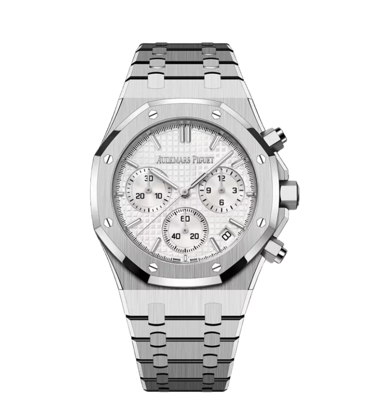 Audemars Piguet Royal Oak Chronograph (Steel white dial)